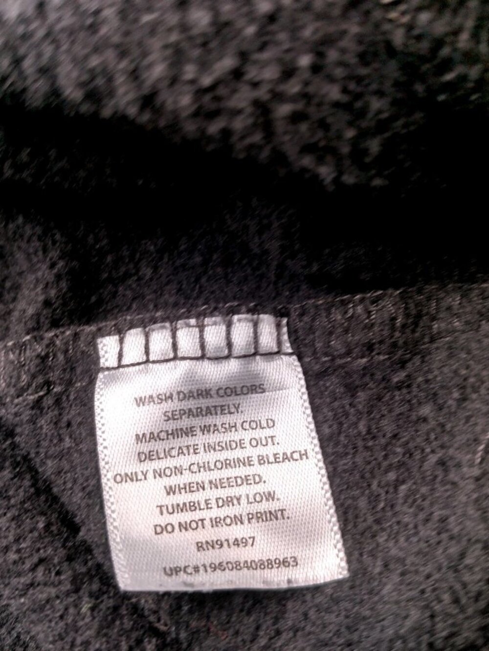 The Rolling Stones Sweatshirt Large Black Rock N Roll Band Tongue And Lips - Picture 5 of 9